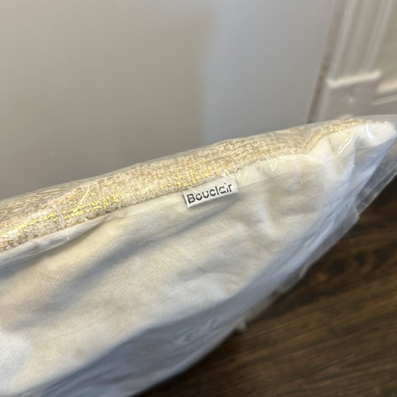 NWOT Bouclair Gold Foil Decorative Pillow - Picture 5 of 5